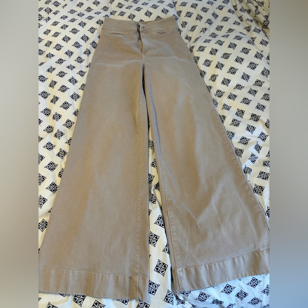 LC Lauren Conrad Tan Wide-Leg Pants